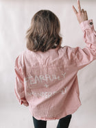 FEARFULLY AND WONDERFULLY Pink Denim Jacket
