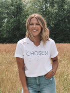 CHOSEN Distressed Basic Tee